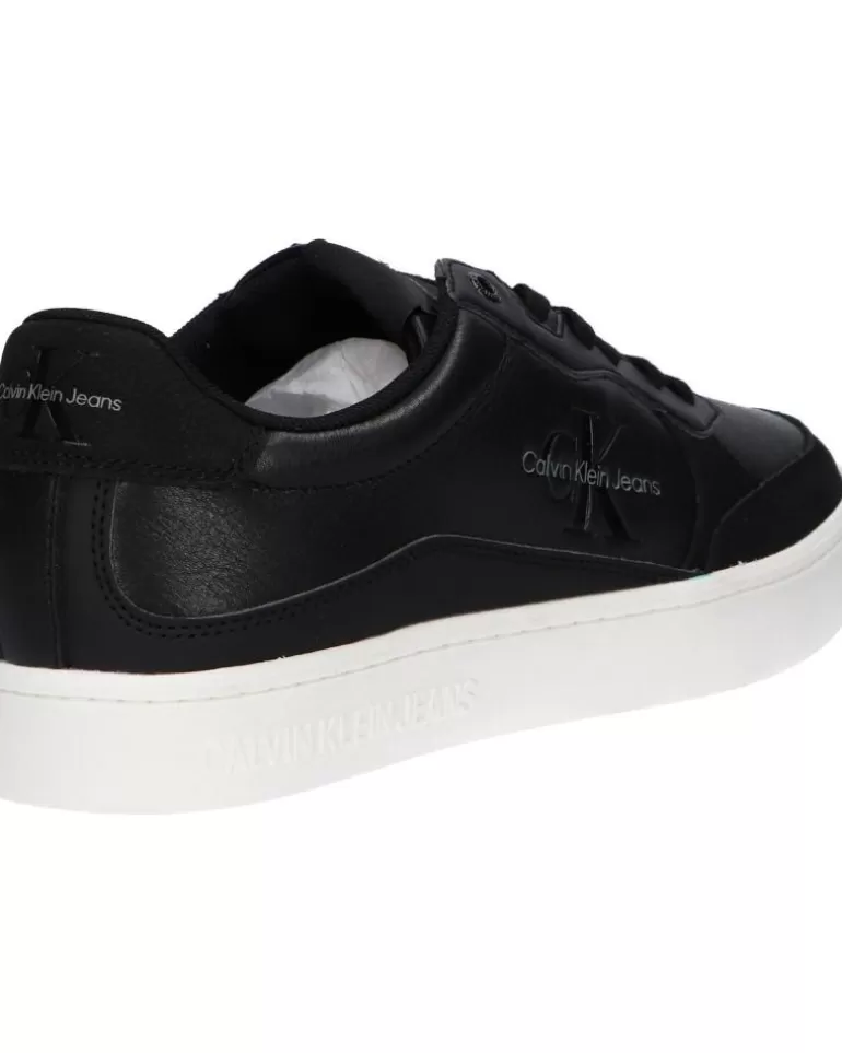 CALVIN KLEIN Zapatillas Deporte De Hombre Ym0Ym00885 Classic Cupsole 0Gm Black-Bright White Fashion