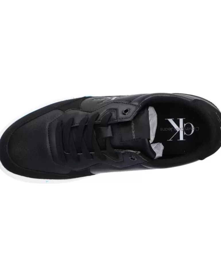 CALVIN KLEIN Zapatillas Deporte De Hombre Ym0Ym00885 Classic Cupsole 0Gm Black-Bright White Fashion