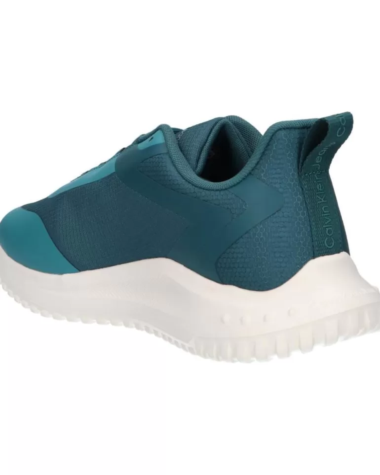 CALVIN KLEIN Zapatillas Deporte De Hombre Ym0Ym00968 Eva Runner Low Lace 0G2 Deep Teal-Creamy White Online
