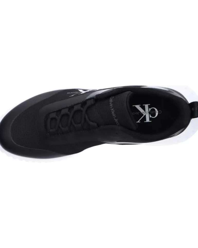 CALVIN KLEIN Zapatillas Deporte De Hombre Ym0Ym00968 Eva Runner Low Lace 0Gm Black-Bright White Cheap