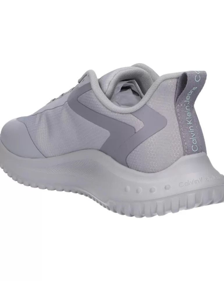 CALVIN KLEIN Zapatillas Deporte De Hombre Ym0Ym00968 Eva Runner Low Lace 0Iw Triple Grey Fashion