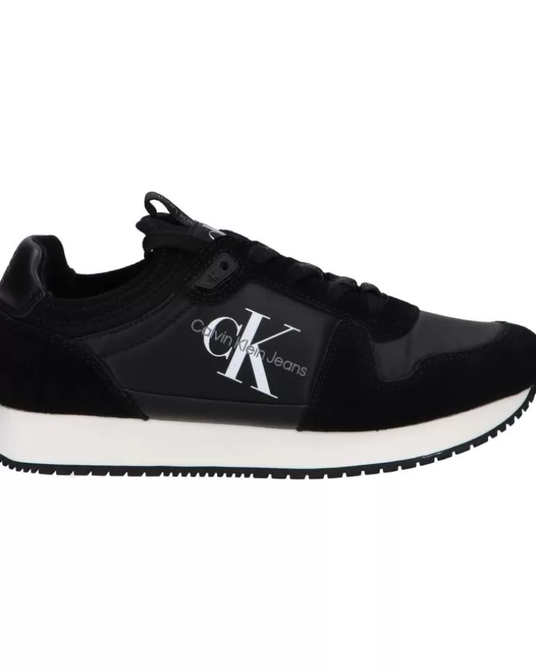 CALVIN KLEIN Zapatillas Deporte De Mujer Yw0Yw00840 Sock Laceup 01H Black Clearance