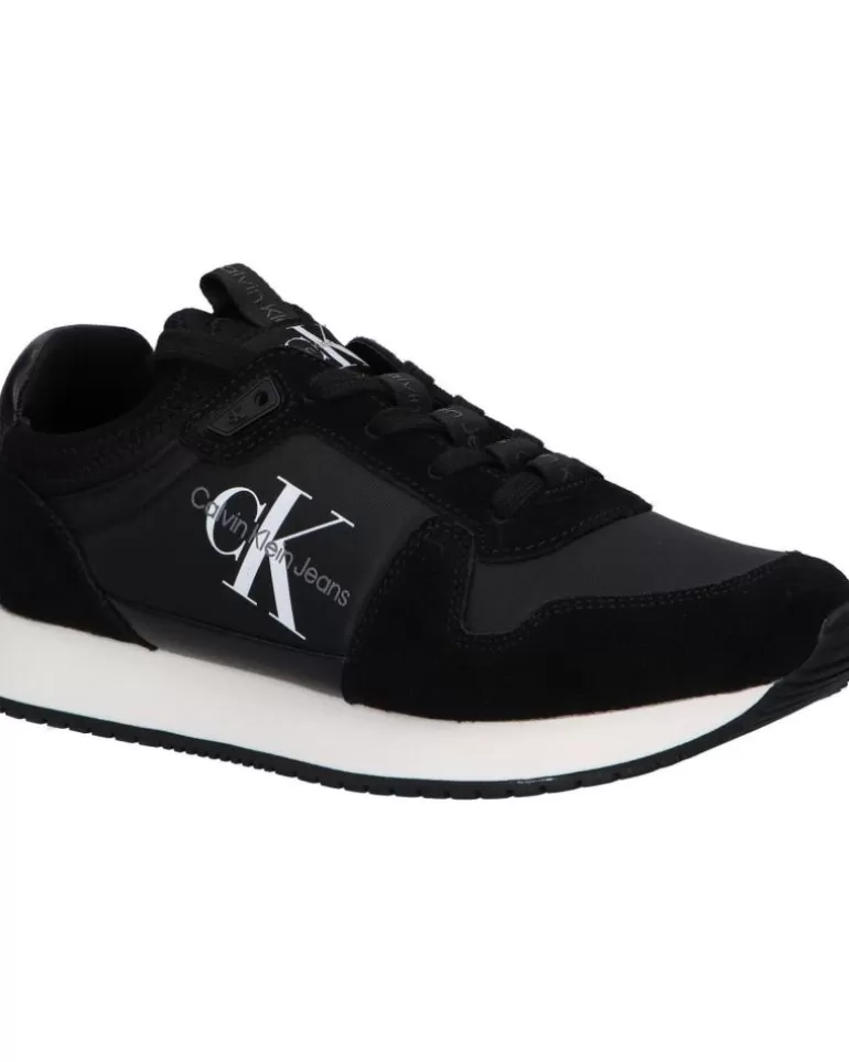 CALVIN KLEIN Zapatillas Deporte De Mujer Yw0Yw00840 Sock Laceup 01H Black Clearance