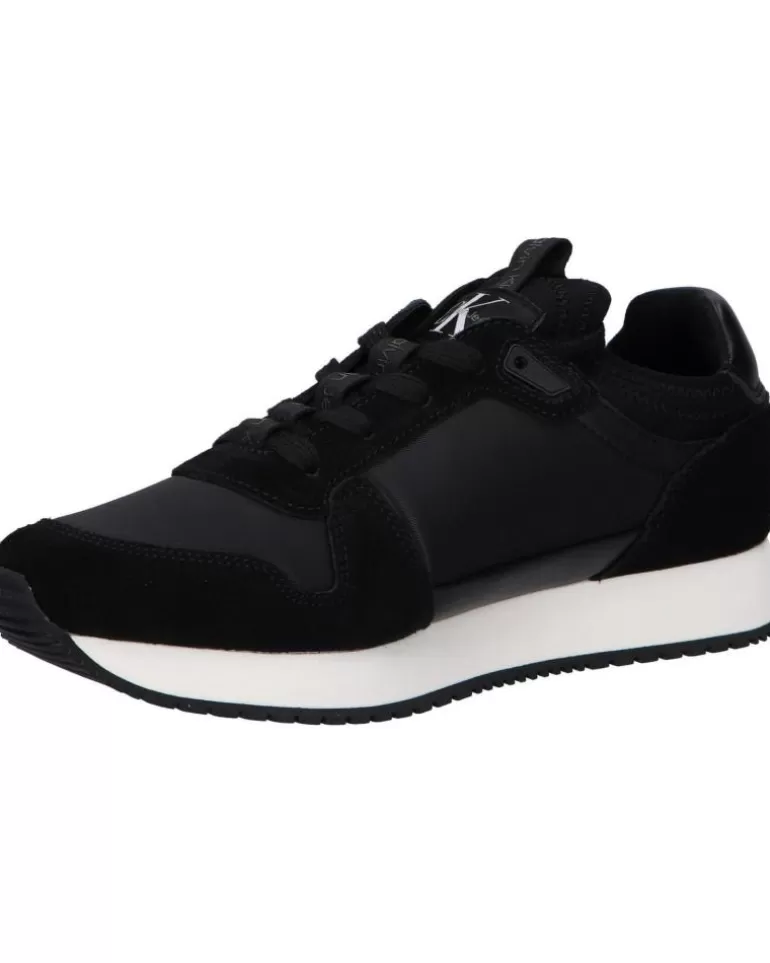 CALVIN KLEIN Zapatillas Deporte De Mujer Yw0Yw00840 Sock Laceup 01H Black Clearance