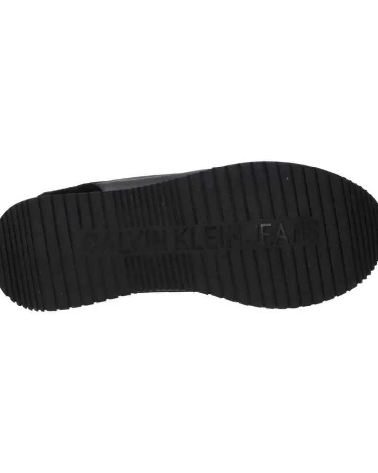 CALVIN KLEIN Zapatillas Deporte De Mujer Yw0Yw00840 Sock Laceup 01H Black Clearance