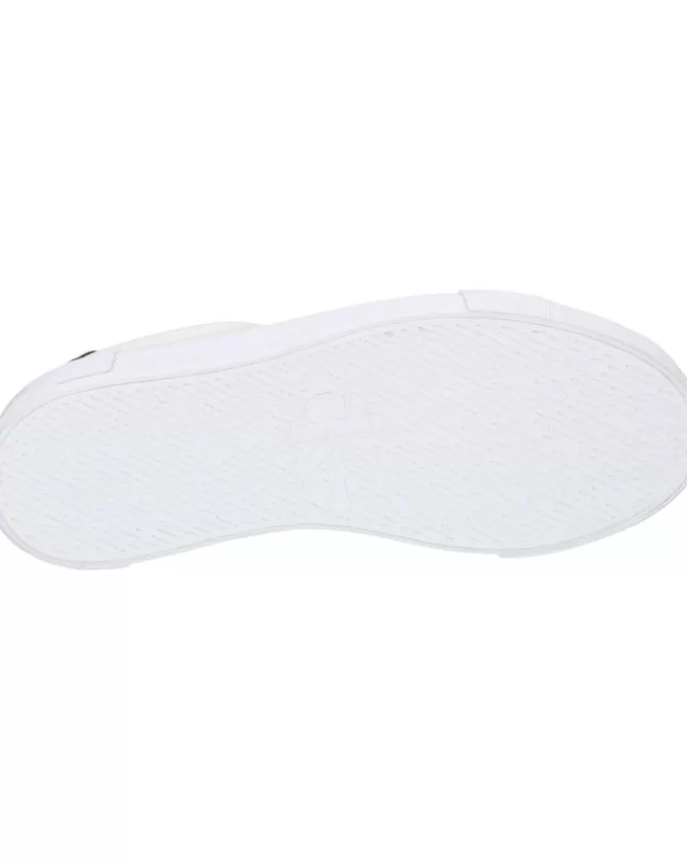 CALVIN KLEIN Zapatillas Deporte De Mujer Yw0Yw01294 Bold Vulc Flatf 01W Bright White-Black Best