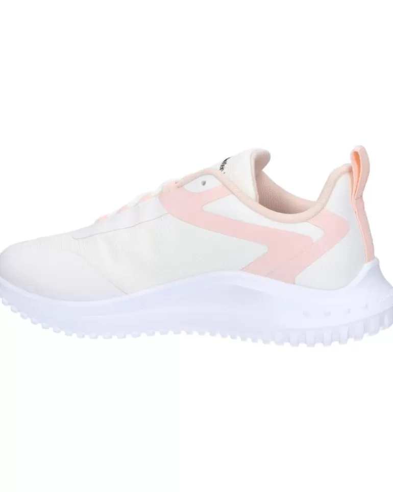 CALVIN KLEIN Zapatillas Deporte De Mujer Yw0Yw01442 Eva Runner Low 01U Bright White-Peach Blush Sale