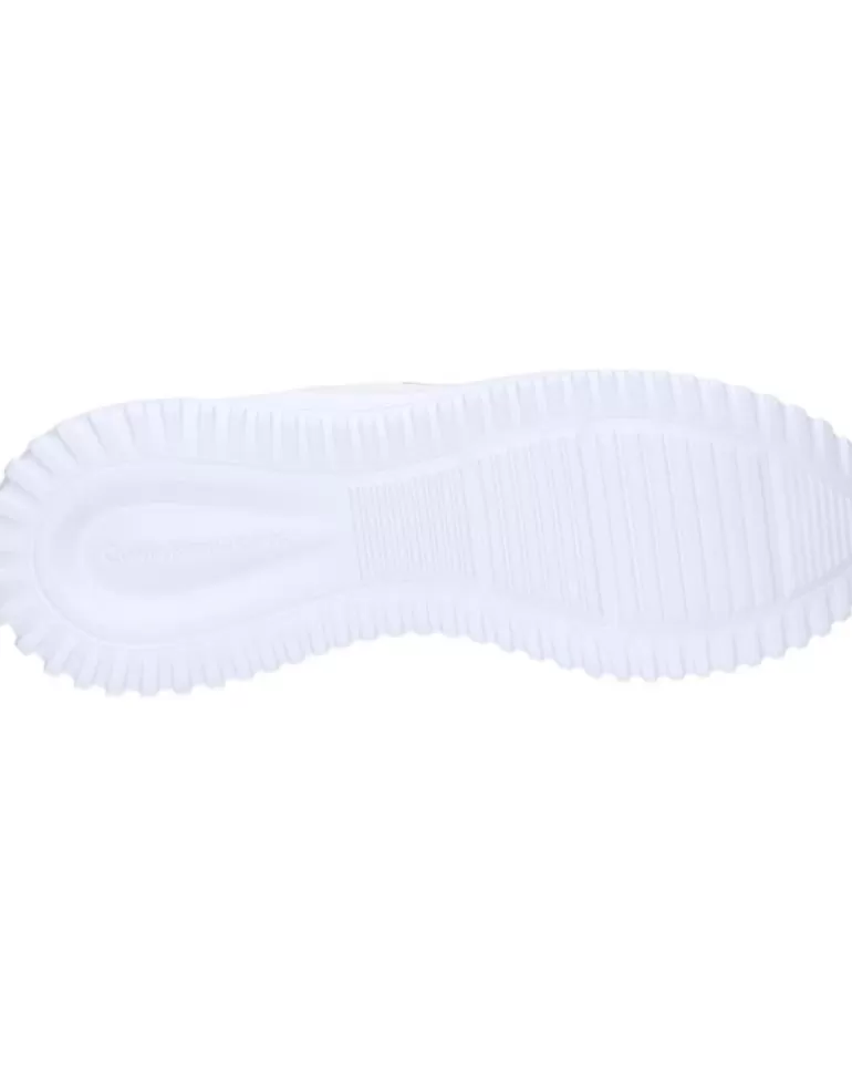 CALVIN KLEIN Zapatillas Deporte De Mujer Yw0Yw01442 Eva Runner Low 01U Bright White-Peach Blush Sale
