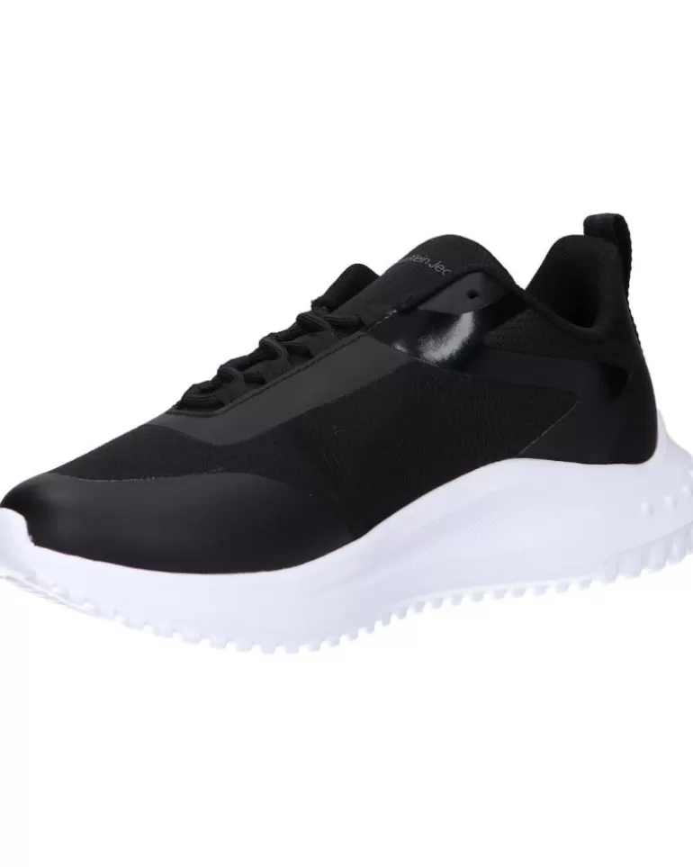 CALVIN KLEIN Zapatillas Deporte De Mujer Yw0Yw01442 Eva Runner Low 0Gm Black-Bright White Hot