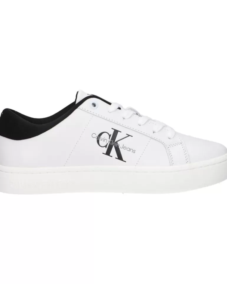 CALVIN KLEIN Zapatillas Deporte De Mujer Yw0Yw01444 Classic Cupsole 0Gm Black-Bright White Discount