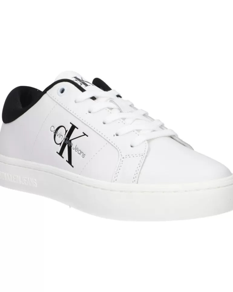 CALVIN KLEIN Zapatillas Deporte De Mujer Yw0Yw01444 Classic Cupsole 0Gm Black-Bright White Discount