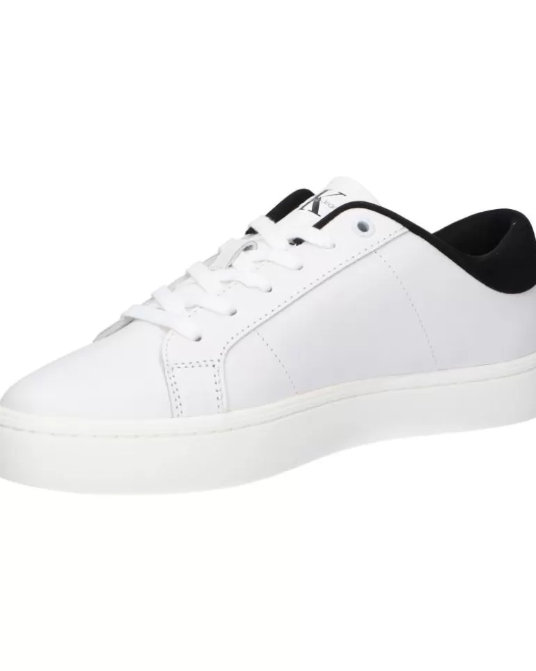 CALVIN KLEIN Zapatillas Deporte De Mujer Yw0Yw01444 Classic Cupsole 0Gm Black-Bright White Discount