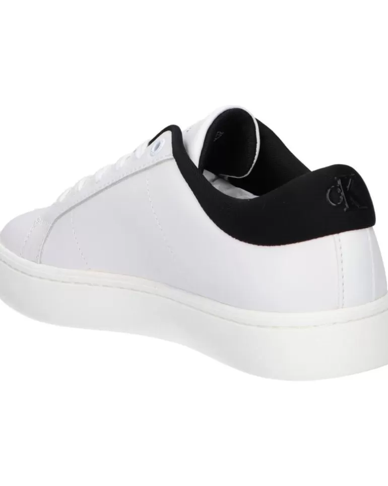 CALVIN KLEIN Zapatillas Deporte De Mujer Yw0Yw01444 Classic Cupsole 0Gm Black-Bright White Discount