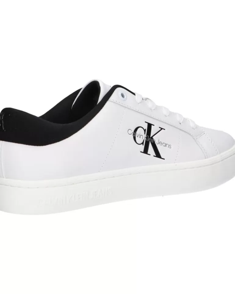 CALVIN KLEIN Zapatillas Deporte De Mujer Yw0Yw01444 Classic Cupsole 0Gm Black-Bright White Discount