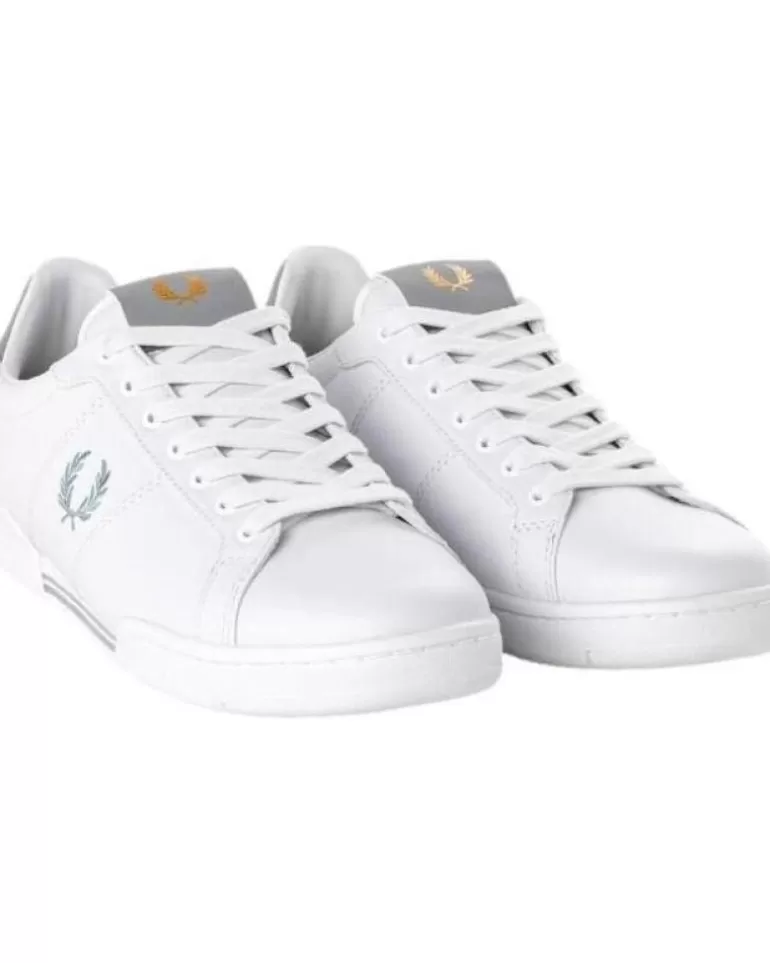 FRED PERRY Zapatillas Deporte De Hombre Zapatillas Hombre B722 Leather B4294 Blanco Sale