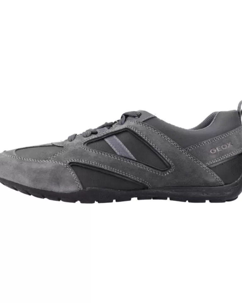 GEOX Zapatillas Deporte De Hombre U023Fb 022Me U Ravex C9004 Anthracite New