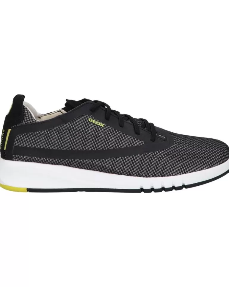 GEOX Zapatillas Deporte De Hombre U047Fd 0007T U Aerantis C0043 Grey-Black Clearance