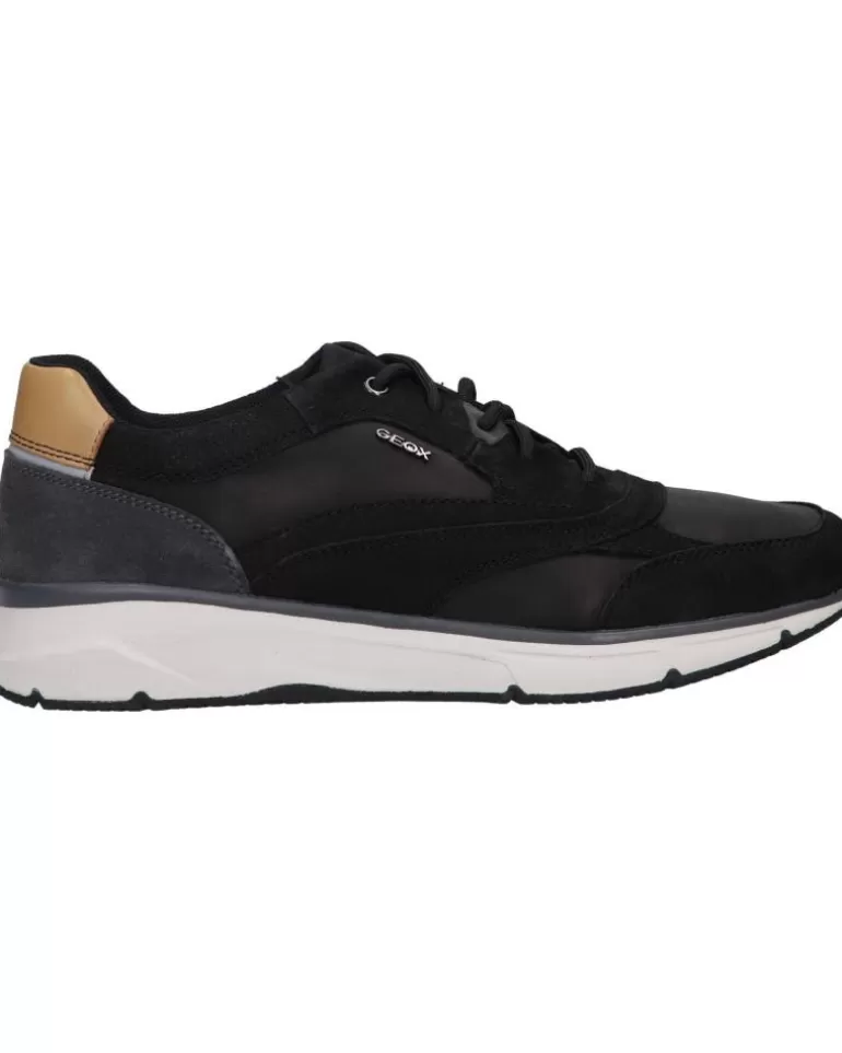 GEOX Zapatillas Deporte De Hombre U16Cza 0Lt85 U Radente C9999 Black Store