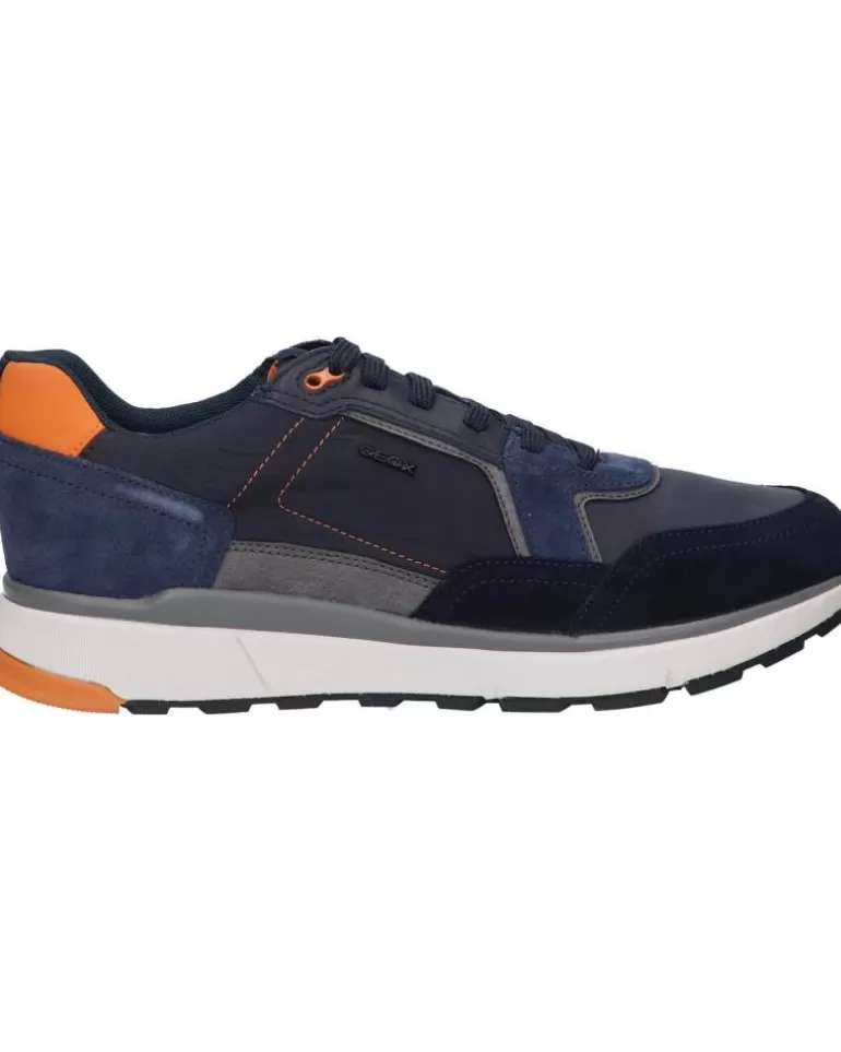 GEOX Zapatillas Deporte De Hombre U16Dqa 022Fu U Dolomia C0659 Navy-Orange Clearance