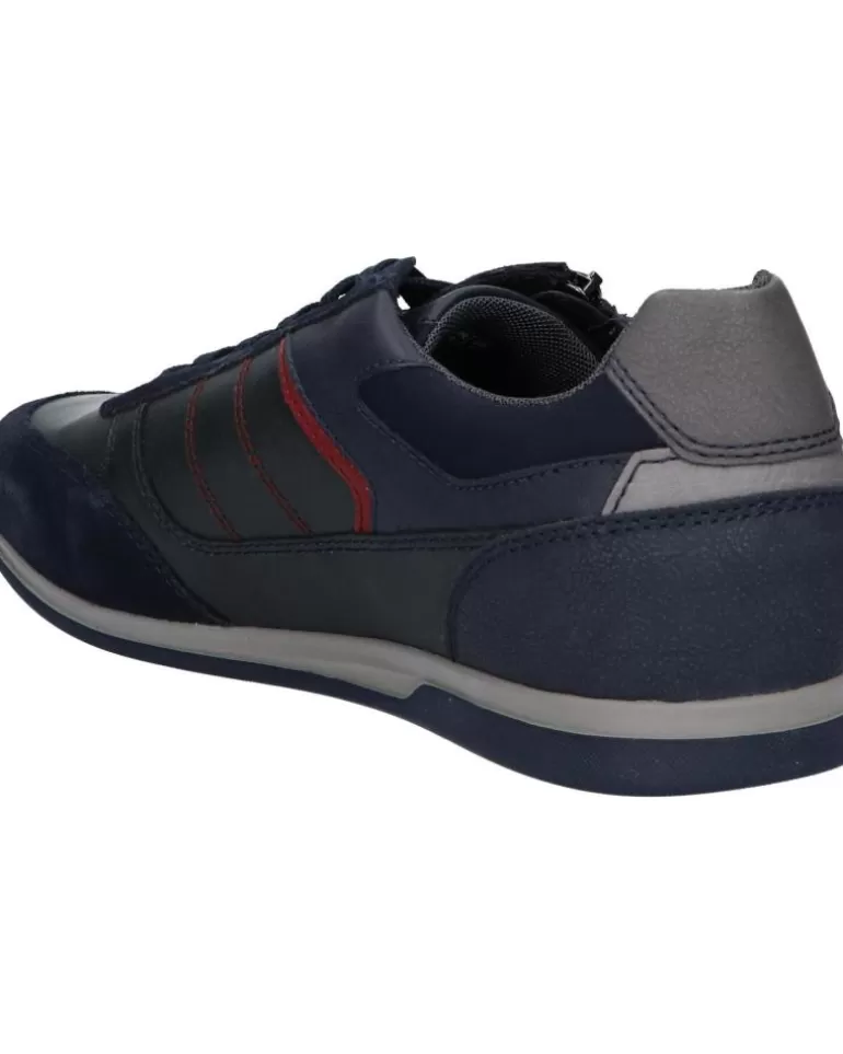 GEOX Zapatillas Deporte De Hombre U254Ga 0Cl22 U Renan C4002 Navy Hot