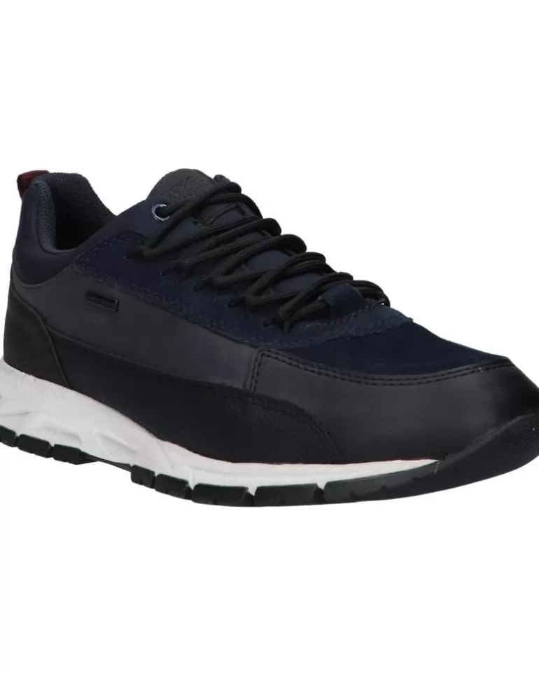 GEOX Zapatillas Deporte De Hombre U260Mb 0Fe22 U Doray B Abx C4429 Black-Navy Flash Sale