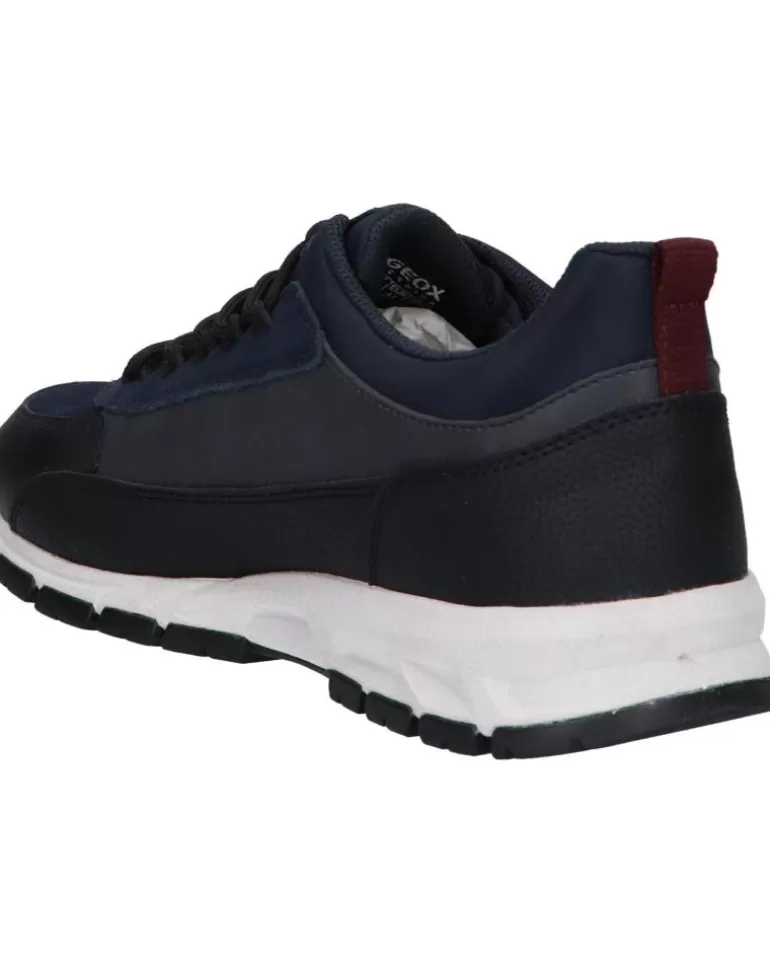 GEOX Zapatillas Deporte De Hombre U260Mb 0Fe22 U Doray B Abx C4429 Black-Navy Flash Sale