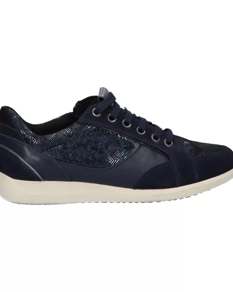 GEOX Zapatillas Deporte De Mujer D1668B 022Pz D Myria C4264 Navy-Blue Clearance