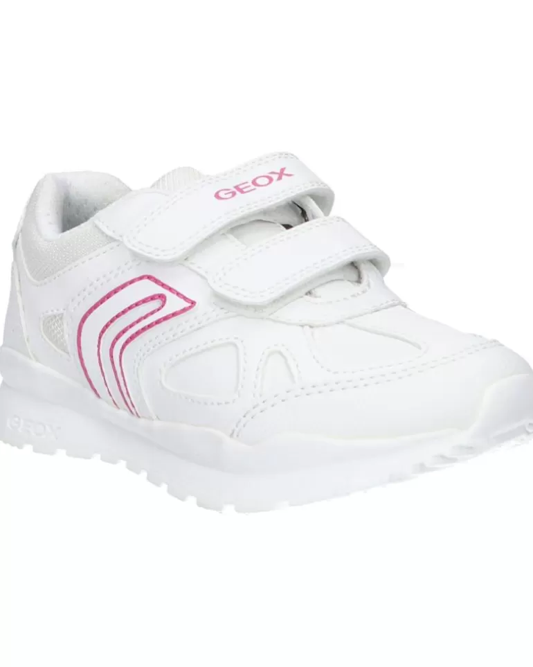 GEOX Zapatillas Deporte De Niña J048Cc 000Bu J Pavel Girl C0563 White-Fuchsia Fashion
