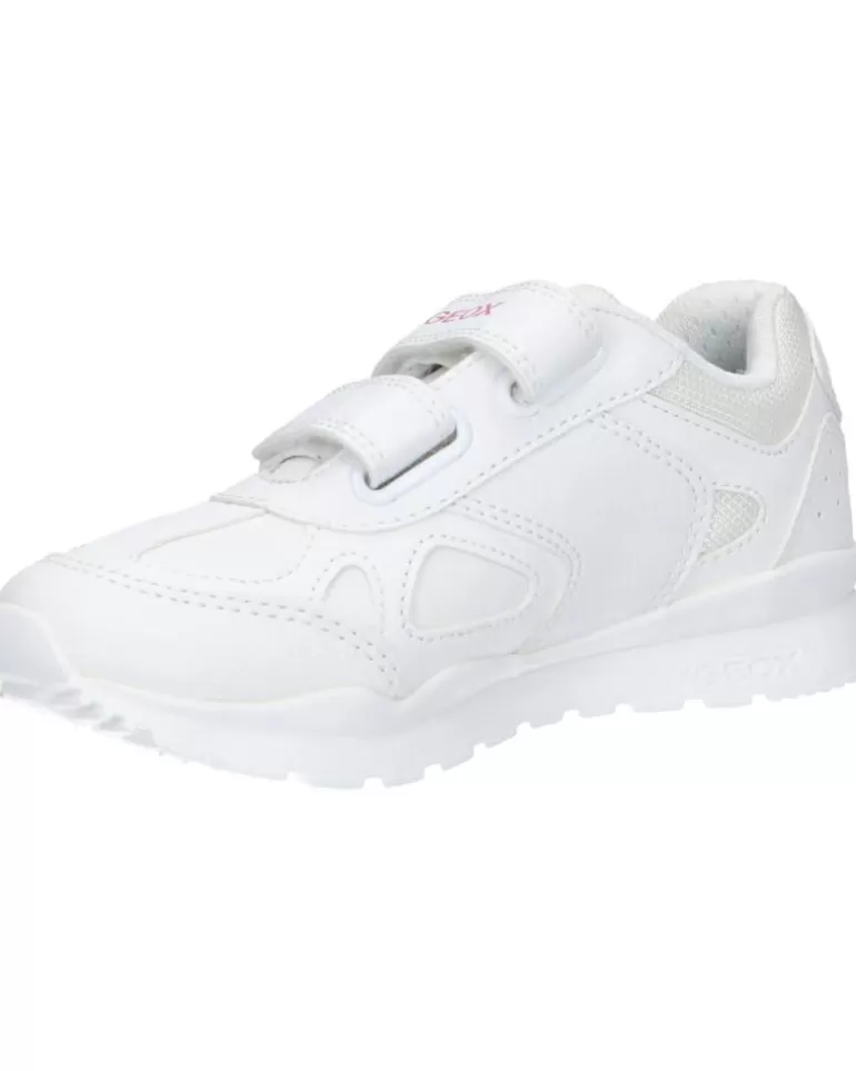 GEOX Zapatillas Deporte De Niña J048Cc 000Bu J Pavel Girl C0563 White-Fuchsia Fashion