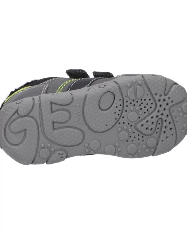 GEOX Zapatillas Deporte De Niño B1636A 0Ceme B Balu Boy C1267 Dk Grey-Lime Sale