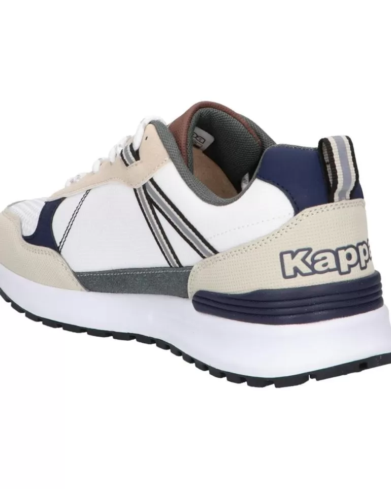 KAPPA Zapatillas Deporte De Hombre 331C8Fw Antor A8F White-Beige Grey-Blue Marine New