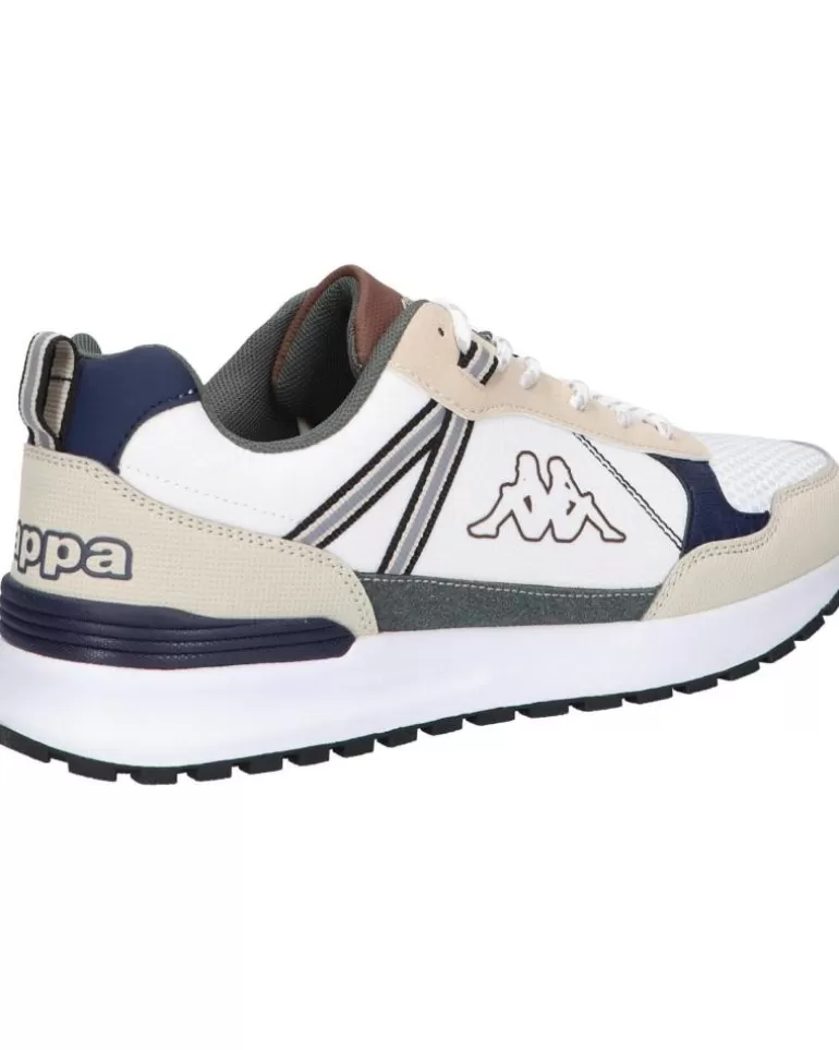 KAPPA Zapatillas Deporte De Hombre 331C8Fw Antor A8F White-Beige Grey-Blue Marine New