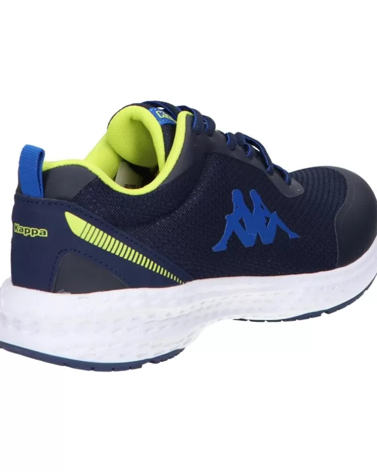 KAPPA Zapatillas Deporte De Mujer Y Niña Y Niño 381F58W Logo Glinch 2 Kid Blue Marine-Green Lime Best Sale
