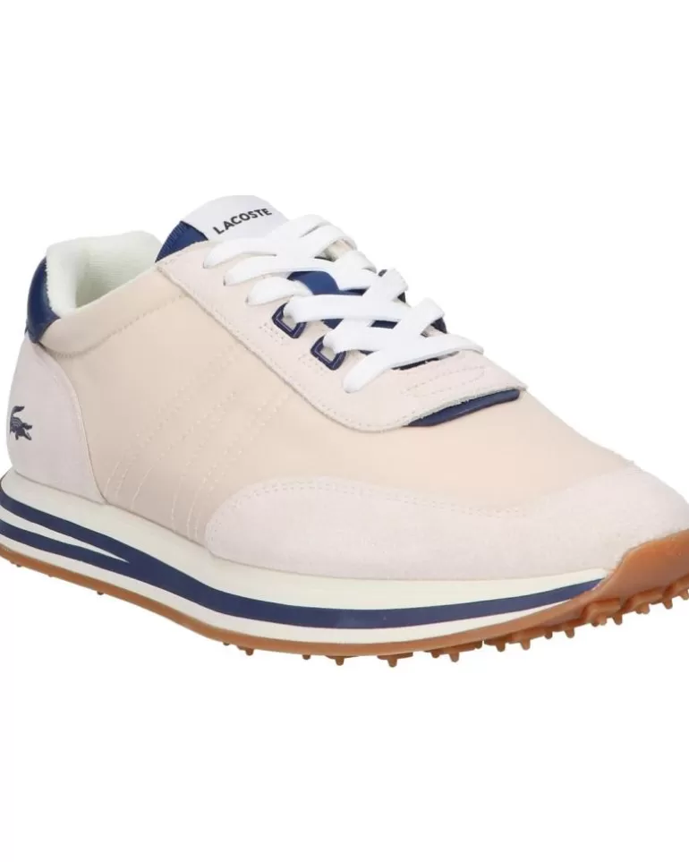 LACOSTE Zapatillas Deporte De Hombre 46Sma0005 L-Spin Wn1 Off Wht-Nvy Wn1 Off Wht-Nvy Hot