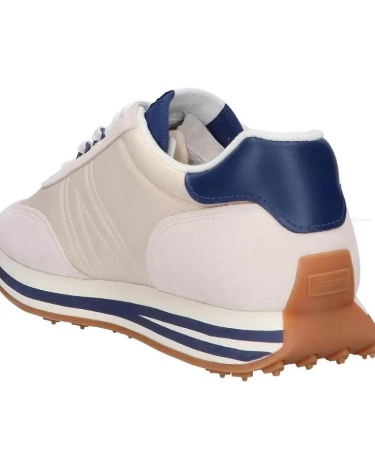 LACOSTE Zapatillas Deporte De Hombre 46Sma0005 L-Spin Wn1 Off Wht-Nvy Wn1 Off Wht-Nvy Hot