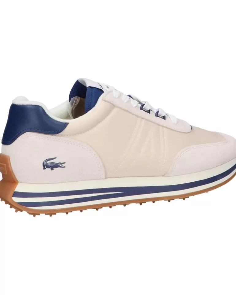 LACOSTE Zapatillas Deporte De Hombre 46Sma0005 L-Spin Wn1 Off Wht-Nvy Wn1 Off Wht-Nvy Hot
