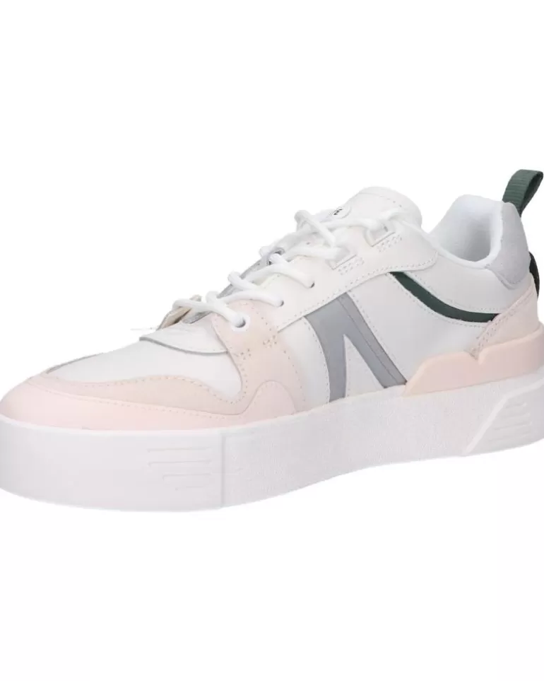 LACOSTE Zapatillas Deporte De Mujer 46Cfa0023 L002 14X Wht-Lt Gry Hot