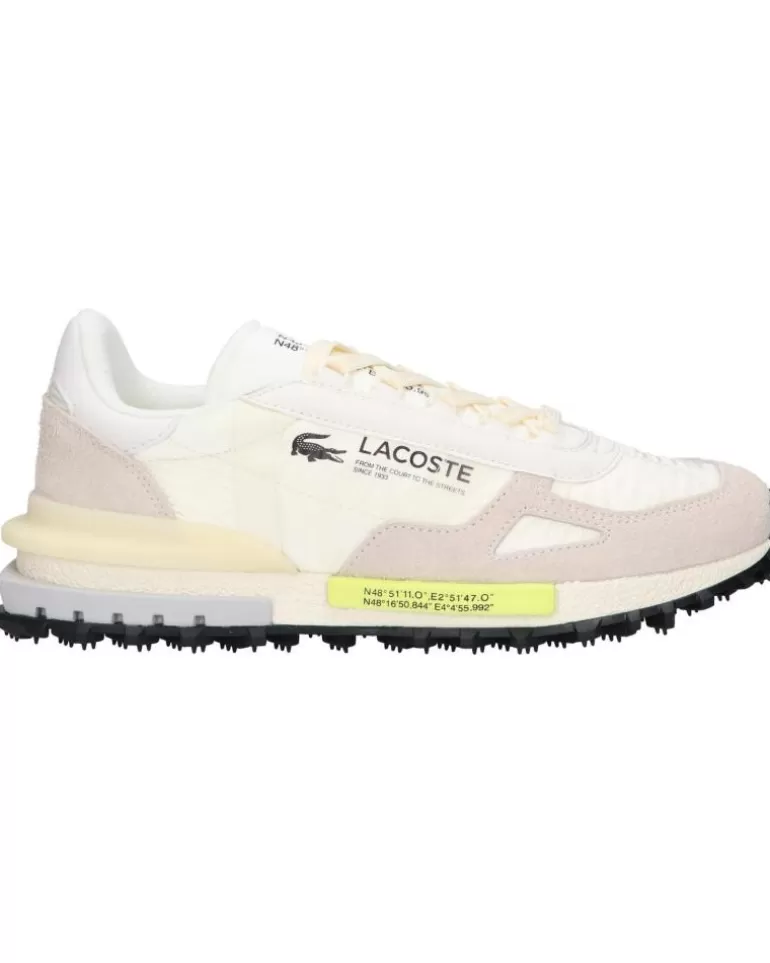 LACOSTE Zapatillas Deporte De Mujer Y Hombre 46Sma0008 Elite Active Wp2 Off Wht-Lt Grn Discount