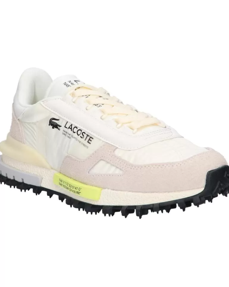 LACOSTE Zapatillas Deporte De Mujer Y Hombre 46Sma0008 Elite Active Wp2 Off Wht-Lt Grn Discount