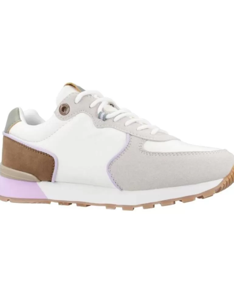 MTNG Zapatillas Deporte De Mujer Sneakers Mustang 60080 Blanco-Verde Cheap