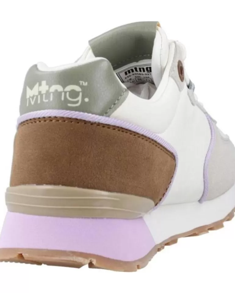 MTNG Zapatillas Deporte De Mujer Sneakers Mustang 60080 Blanco-Verde Cheap