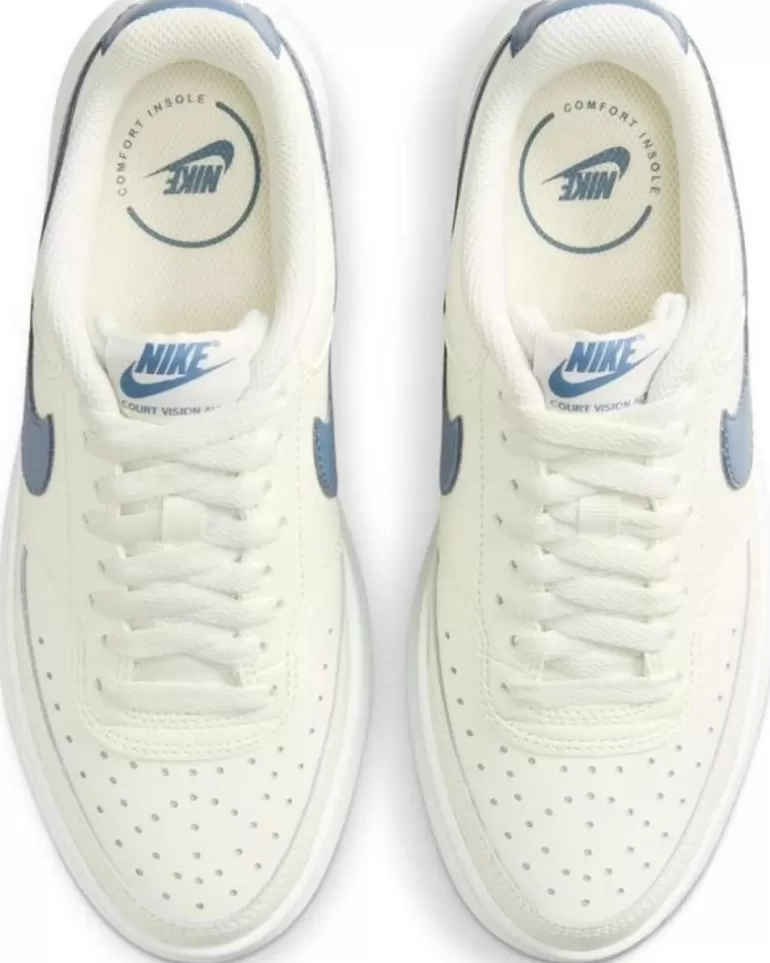 NIKE Zapatillas Deporte De Mujer Sneakers Dm0113 -Azul Blanco New