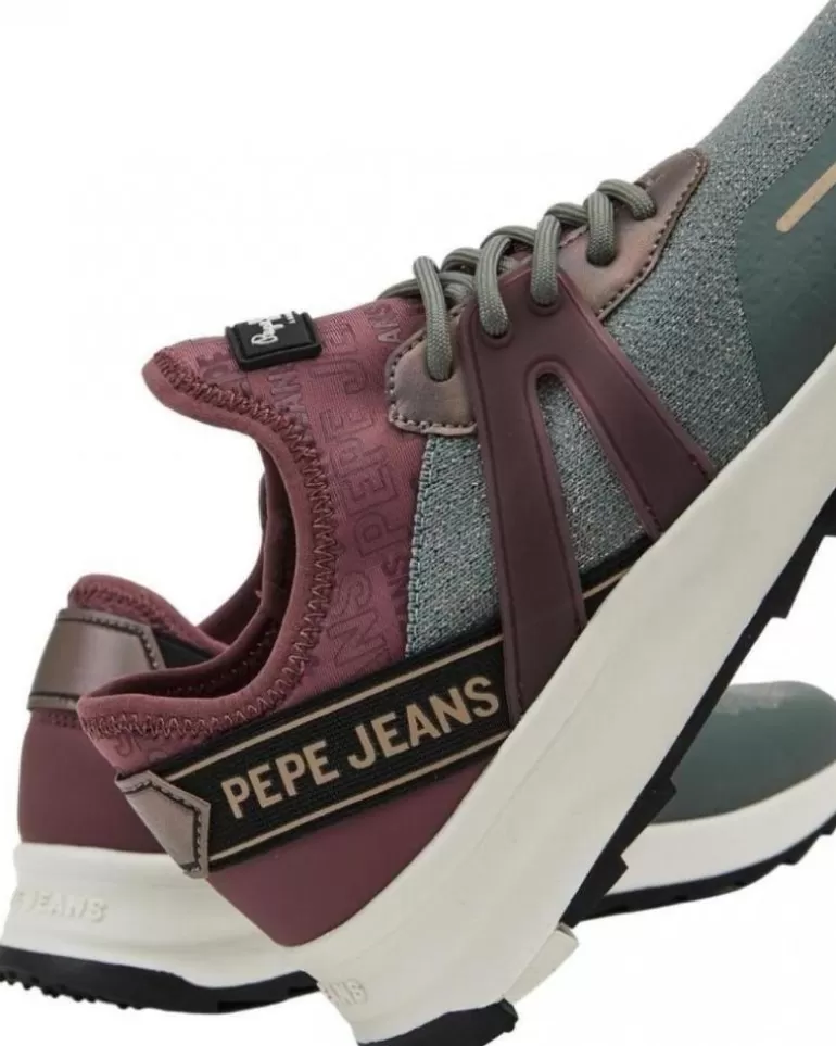 PEPE JEANS Zapatillas Deporte De Mujer Joy Tech Verde Best Sale