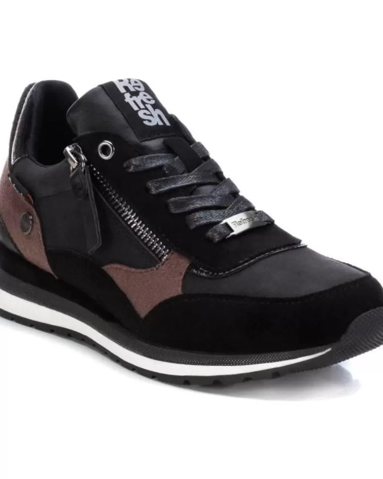 REFRESH Zapatillas Deporte De Mujer 170133 Negro Outlet