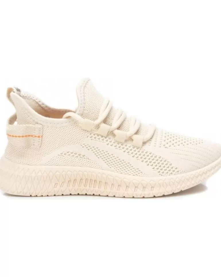 REFRESH Zapatillas Deporte De Mujer Deportiva Textil Con Plantilla Memory Foam Beige Discount