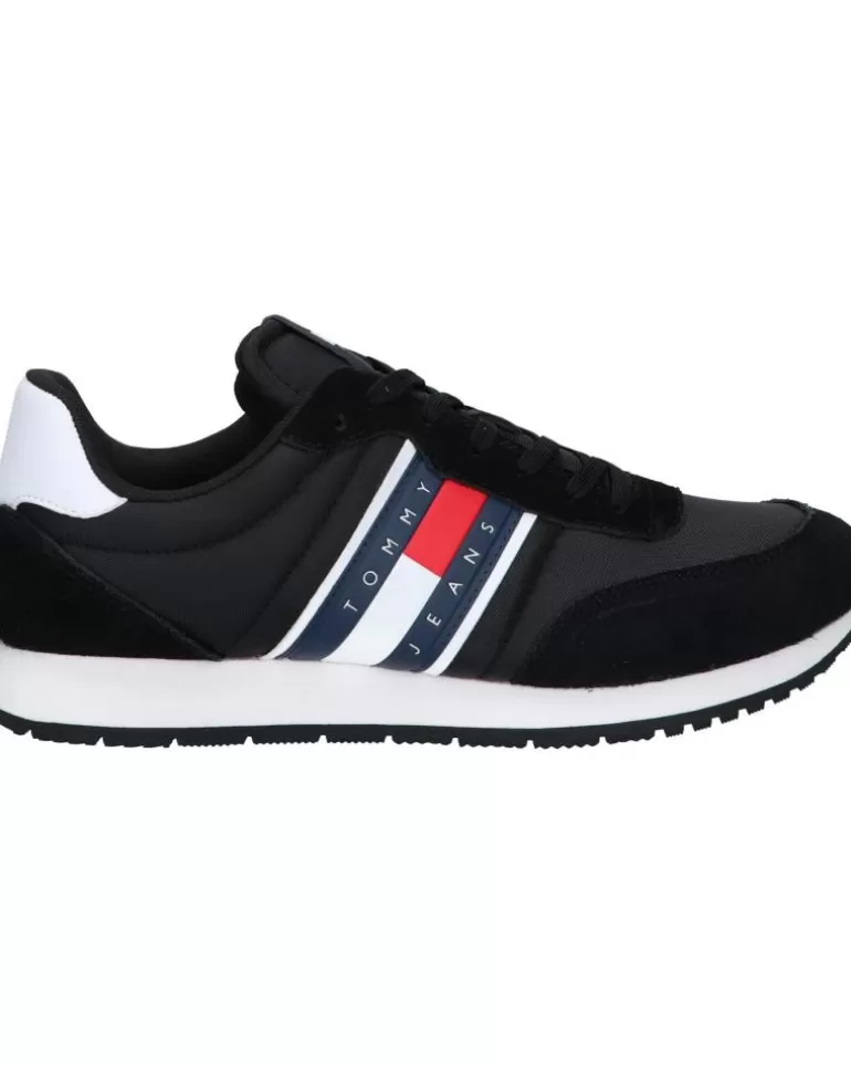 TOMMY HILFIGER Zapatillas Deporte De Hombre Em0Em01351 Runner Casual Ess Bds Black Sale