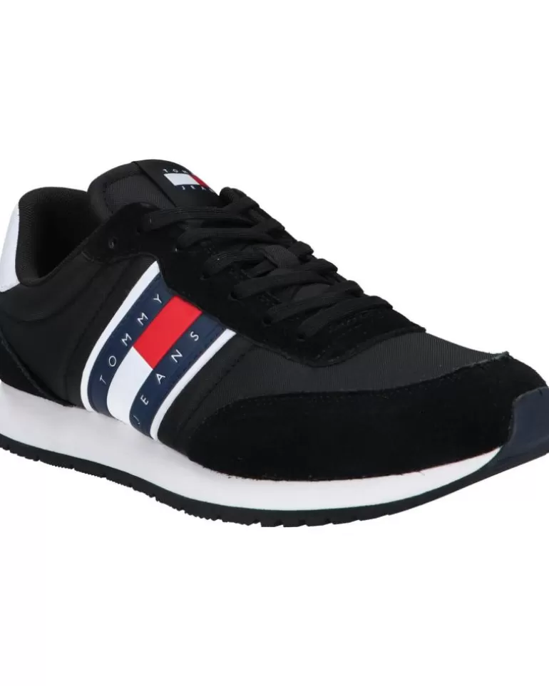 TOMMY HILFIGER Zapatillas Deporte De Hombre Em0Em01351 Runner Casual Ess Bds Black Sale