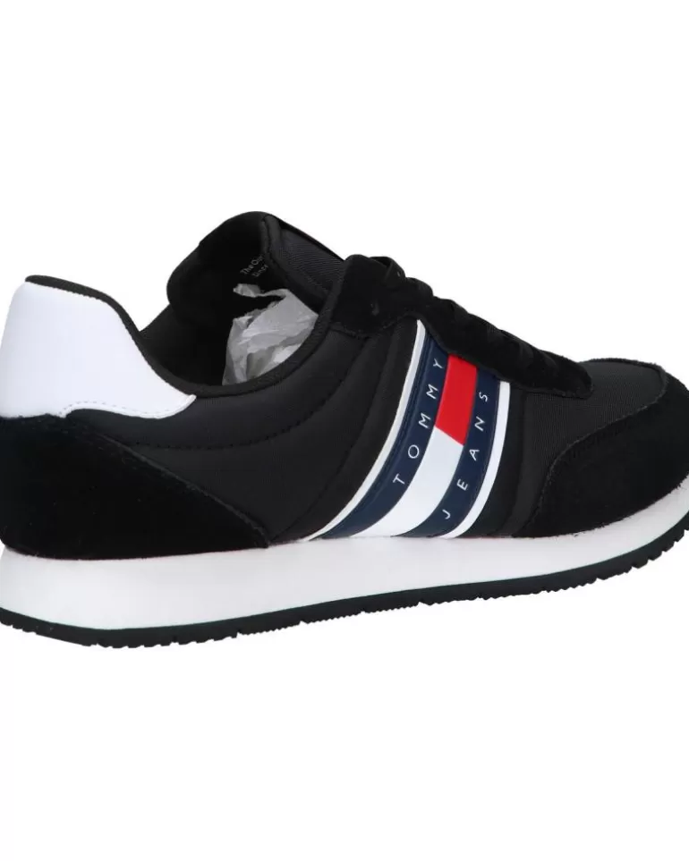 TOMMY HILFIGER Zapatillas Deporte De Hombre Em0Em01351 Runner Casual Ess Bds Black Sale