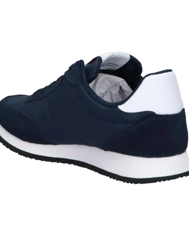 TOMMY HILFIGER Zapatillas Deporte De Hombre Em0Em01351 Runner Casual Ess C1G Dark Night Navy New