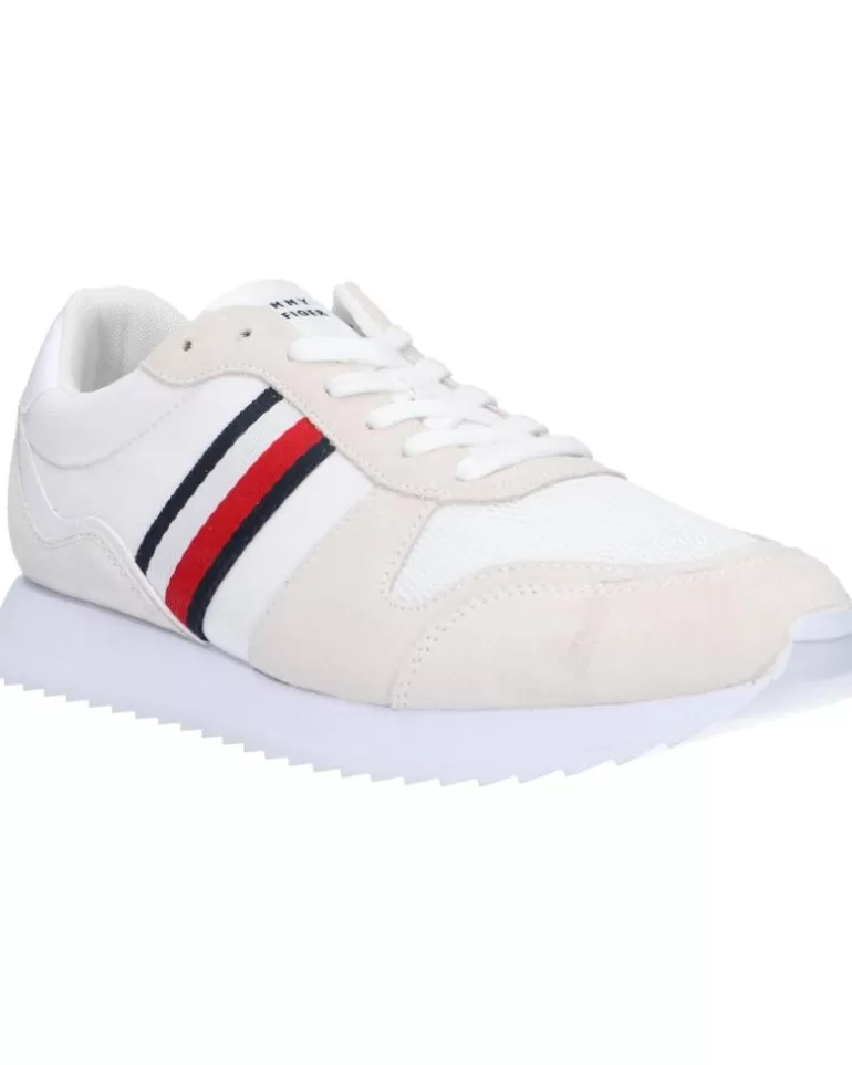 TOMMY HILFIGER Zapatillas Deporte De Hombre Fm0Fm04886 Runner Evo Mix Ess Ybs White Online